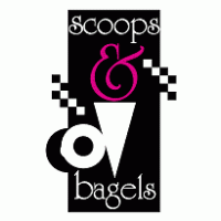 Scoops & Bagels logo vector logo