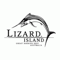 Lizard Island logo vector logo