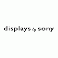 Display by Sony logo vector logo
