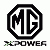 MG X Power logo vector logo