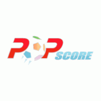 POP Score logo vector logo