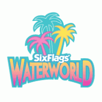 Six Flags Waterworld logo vector logo