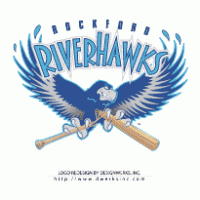 Rockford Riverhawks logo vector logo