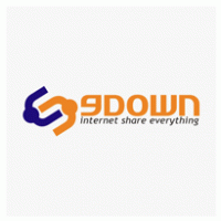 9Down logo vector logo