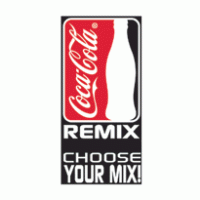 Coca Cola Remix logo vector logo