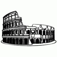 colosseo roma logo vector logo