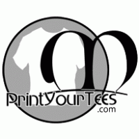 M Print Your Tees logo vector logo