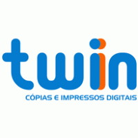twin impressos e copias digitais logo vector logo