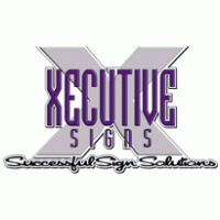 Xecutive Signs logo vector logo