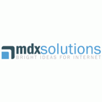 MDX solutions logo vector logo