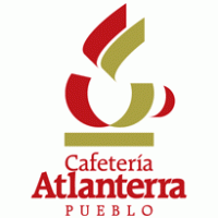 cafeteria atlanterra logo vector logo