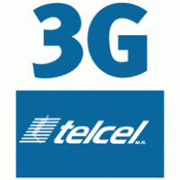 telcel 3g logo vector logo
