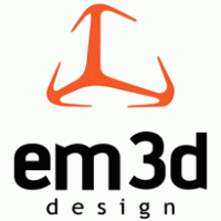Em3d Design logo vector logo