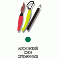The Moscow union of artists logo vector logo