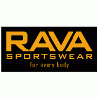 RAVA sportswear logo vector logo