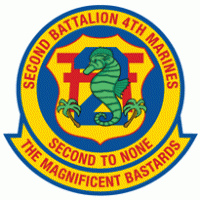 2nd Battalion 4th Marine Regiment USMC logo vector logo