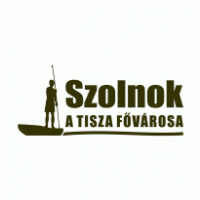 Szolnok a Tisza fovarosa logo vector logo