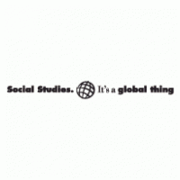 Social Studies Global Thing logo vector logo