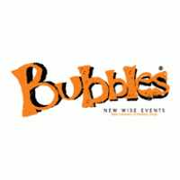 bubbles for events logo vector logo