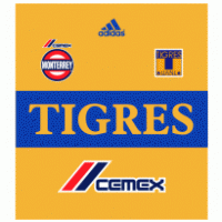 Adidas Tigres UANL 2010 logo vector logo