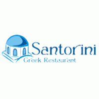 Santorini Restaurant logo vector logo