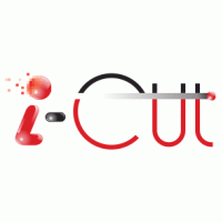 i-Cut logo vector logo