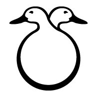 Sneaking Duck logo vector logo