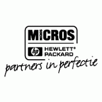 Micros & HP logo vector logo
