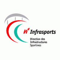 Infrasports logo vector logo