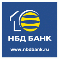 NBD Bank 10 Years logo vector logo