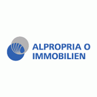 Alpropria O Immobilien logo vector logo
