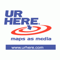 UR Here logo vector logo