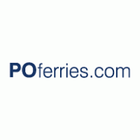 POferries.com logo vector logo