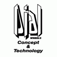 Dial Wheels logo vector logo