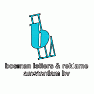 bosman letters & reklame logo vector logo