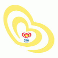 Ola Ice Cream logo vector logo