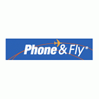 Phone & Fly logo vector logo