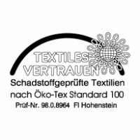 Textiles Vertrauen logo vector logo