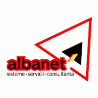 Albanet Computers logo vector logo