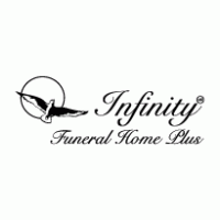 infinity funeral home plus logo vector logo