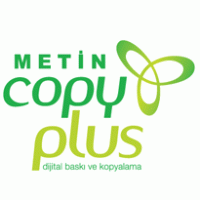 metin copy plus logo vector logo