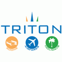 Triton Holidays logo vector logo
