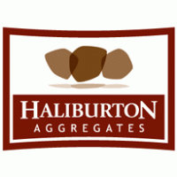Haliburton Aggregates logo vector logo