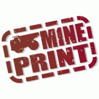 MinePrint logo vector logo