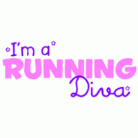 Running Diva logo vector logo