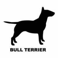 BULL TERRIER STICKERMANIA logo vector logo