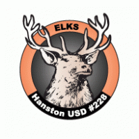 Hanston Elks USD logo vector logo