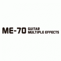 ME-70 Guitar Multiple Effects logo vector logo