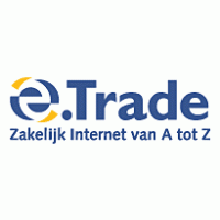e.Trade logo vector logo