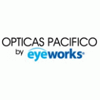 Opticas Pacifico – Eye works logo vector logo